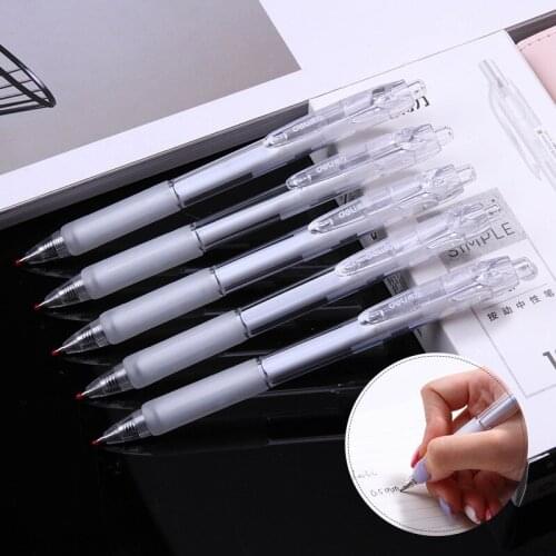 12 Pieces/Lot Black 0.5mm Gel Pens Stationery School Office Accessories, for Gift Writing Tools 2020 EO