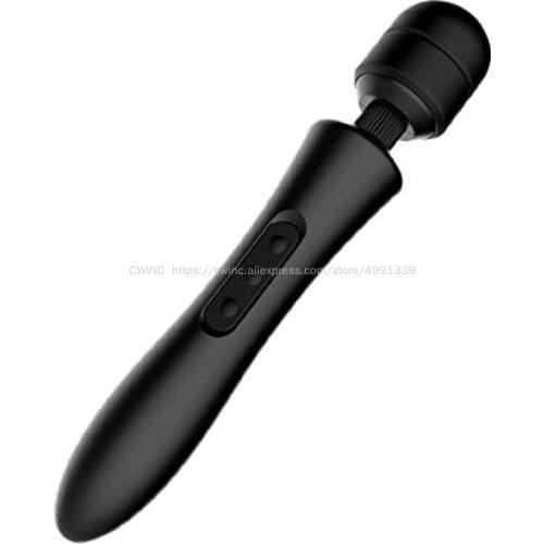 20 Frequency Rechargeable AV Rod Wand Stick Masturbation with Bending Head