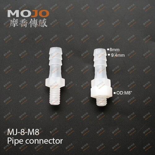 2020 Free shipping!!MJ-8-M8 straight nozzle connector (100PCS/LOTS)
