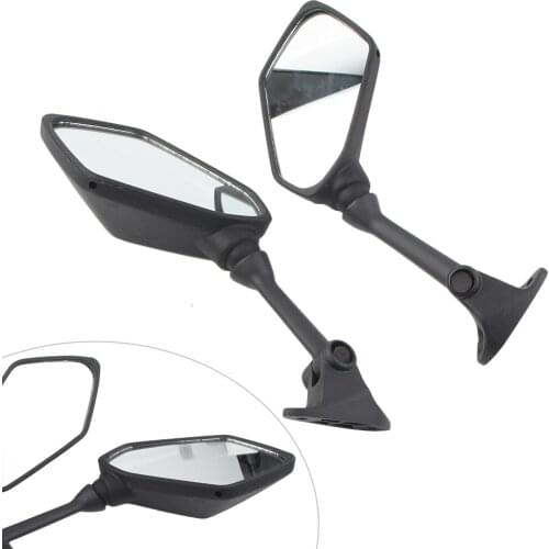 Motorcycle Rear View Side Mirror Adjustable Angle For Kawasaki Ninja 650R ER-6F 2009-2011 & Z1000 SX Ninja 1000 400R ER-4F 2011