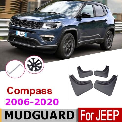 Mudguards For For Jeep Compass 2020 MK49 MP M6 2020-2006 Fender Mud Flaps Guard Splash Flap Car Fenders Accessories 2018 2012