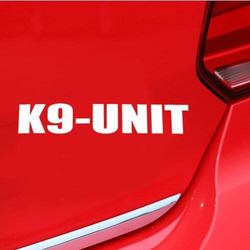 Letter Car Sticker K9-Unit Words Car-Styling Vehicle Body Window Reflective Decals Sticker Decoration