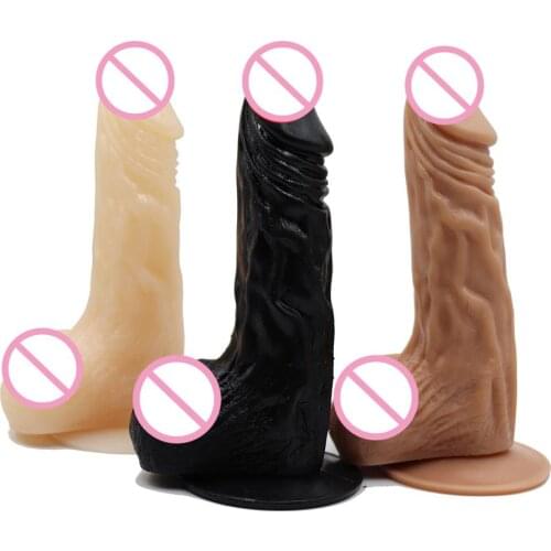 Dick for women Realistic Dildo for Women Products for adults Penis Erotic Member On Sucker Realistic Soft Penis Adult Sex Toys