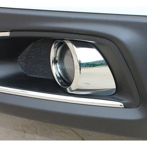 For Suzuki SX4 S-Cross S Cross 2014 2015 2016 2017 ABS Chrome Front Fog Light Lamp Cove Front Foglight Frame Trim Car Accessory