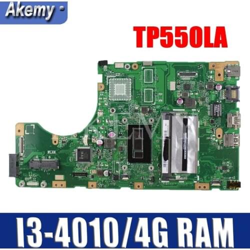 New!Akemy mainboard For Asus TP550LA TP550LJ TP550LD TP550LN motherboard 100% Tested OK I3-4010 / 4G RAM GM