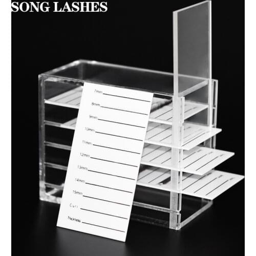 Eyelash Extension Storage Box Eyelash Extension Organizer Acrylic Lash Plate Storage Organizer Holder Eyelash Extension Tools
