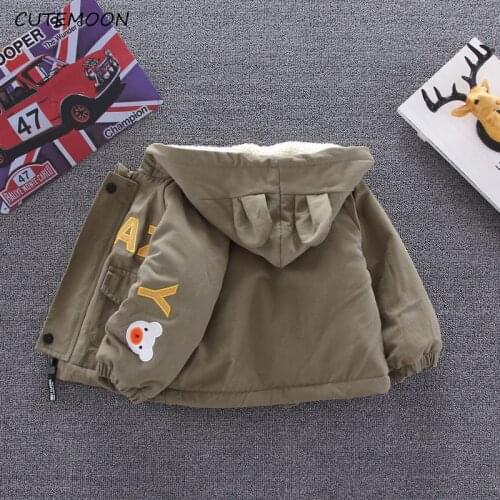 Boys Spring Autumn Winter Coats Kids Jackets Toddler Hooded Windbreaker With Pocket Children Zipper Outerwear Baby Clothes