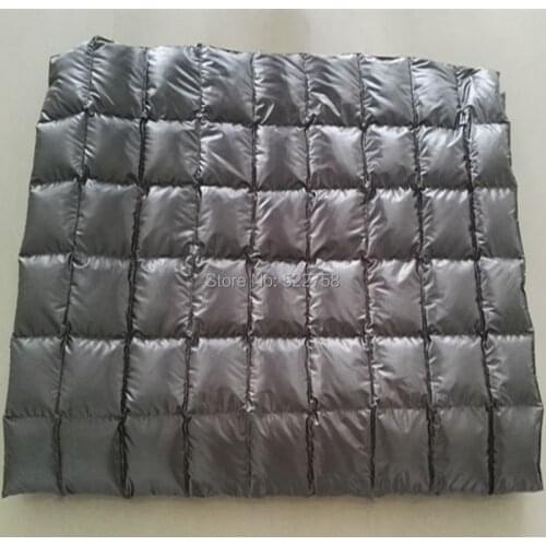 Camping down blanket filled by 800 filling power white goose down size 55*70 inch Popular and hot sale in USA free shipping