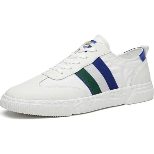 Popular With Students Summer Mens Shoes Tide 2019 New Small White Mens Mesh Casual Canvas Shoes