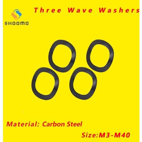 Spring Wave Washer Three Wave Crest Wave Type Gasket Wave Washer Spring Washer Wave Washers Spring Washer Elastic Washer