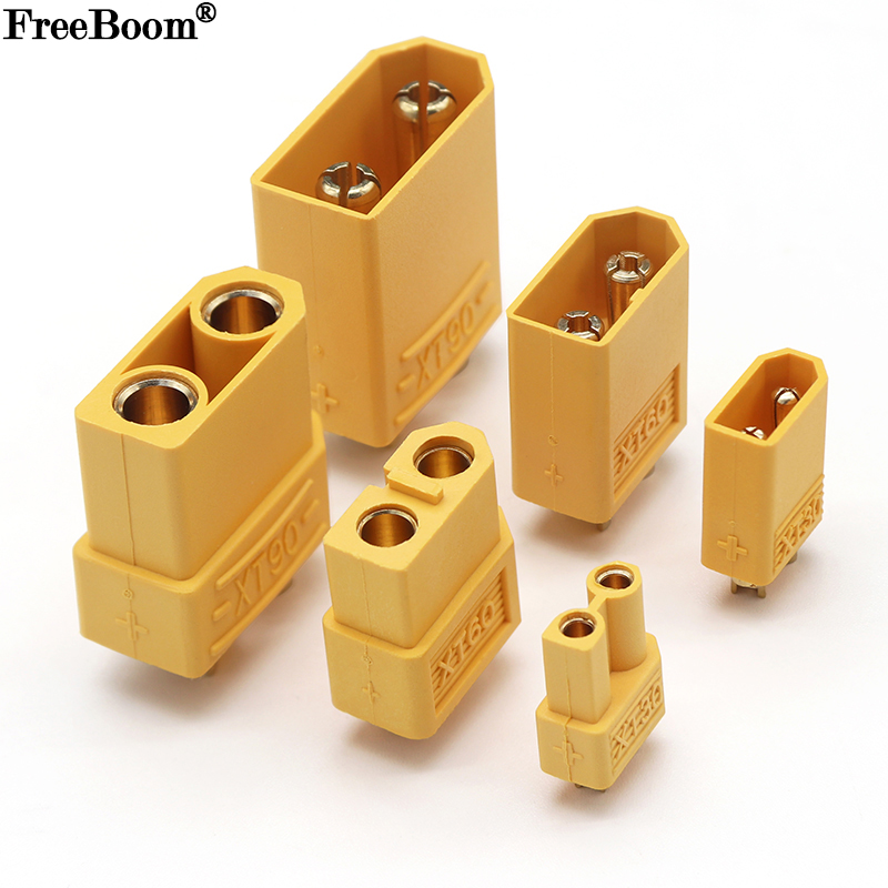 XT60 Connector Plug Male/female Bullet Welding Terminal Is Suitable for RC Lithium Polymer Battery Model Aircraft Accessories