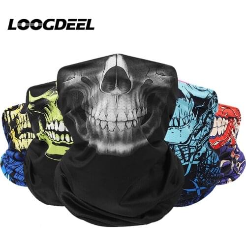 LOOGDEEL Riding Scarf Multicolor Sports Bandana Headwear Quick-drying Skin-friendly Outdoor Fitness Fishing Exercise Mask