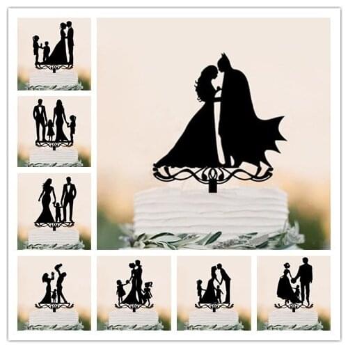 Family Style Cake Topper Wedding Party Birthday Party Anniversary Christmas Decorations Kids Gift cake decor Rustic Wedding