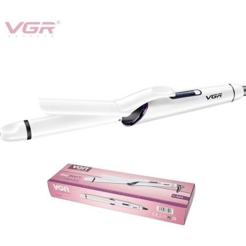 VGR New Professional Hair Curler Ceramic Curling Iron Wand 360 Degree Rotating Clip Hair Wave Roller Fashion Styling Tools