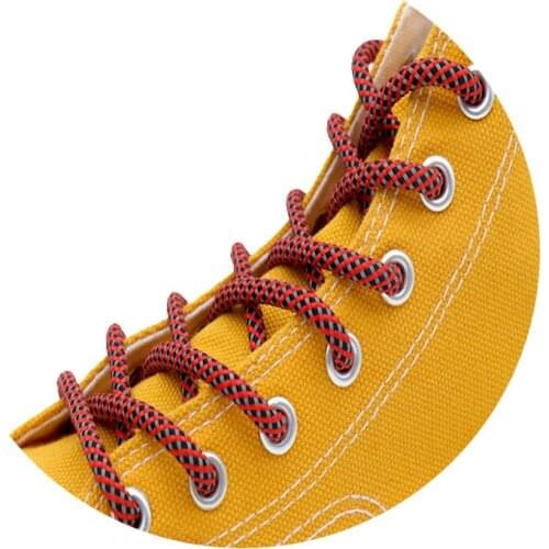 Weiou Hiking Night Running Sport Sneaker Shoelaces 0.5cm Diameter Round Rope Reflective Polyester Shoe Lace Shinning In The Dark