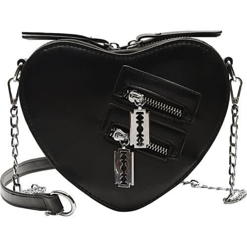 Women Purses And Handbag New Fashion Red Love Heart Shape Shoulder Bag Women Chain Crossbody Bag Ladies Purse And Clutch Bag