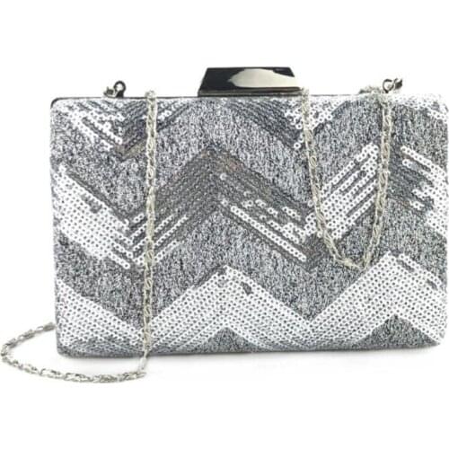 2020 women sequins evening clutch luxury bling wedding dinner bags banquet striped clutch purse drop shipping MN1369