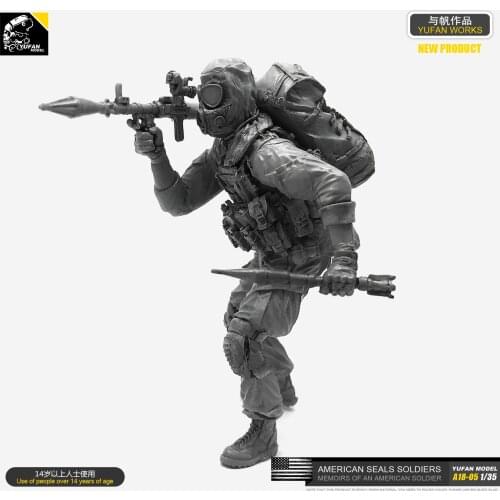 1/35 Resin Kits Soldier Model Modern American Army (Biochemical Destroyer) self-assembled A18-05