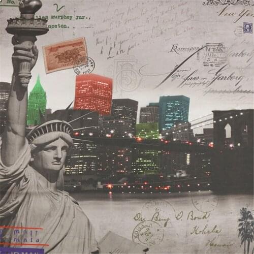 2020 Spring Summer Hot Sale Scarf 70*70 Scarves Kerchief Silk Scarf For Women Scarf Hair Tie New Fashion Print Statue Of Liberty