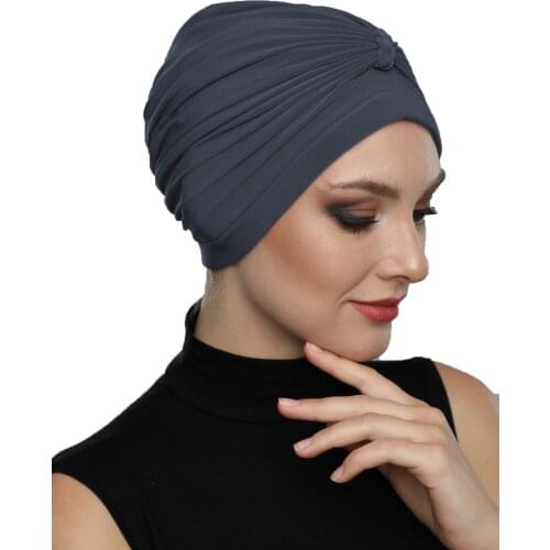 Soft Braided bonnet Hijab Women