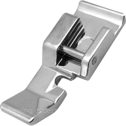 7306-3 Durable Narrow Clip-On Zip Zipper Presser Foot For Brother / Singer / Janome / Butterfly / Feiyue #611406002 5BB5816