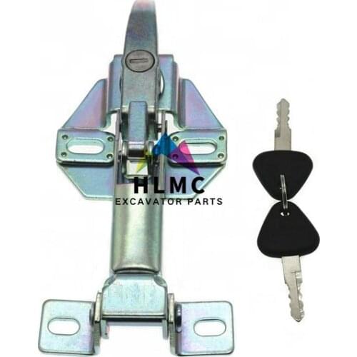 Excavator Accessories Catch tool bonnet latch 14521945 14532180 For Hood Lock engine cover lock