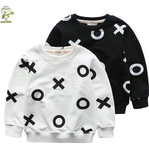 Spring autumn long sleeve t-shirt for girls Letter printing boys shirts children tops childrens sweatshirts baby clothing tees