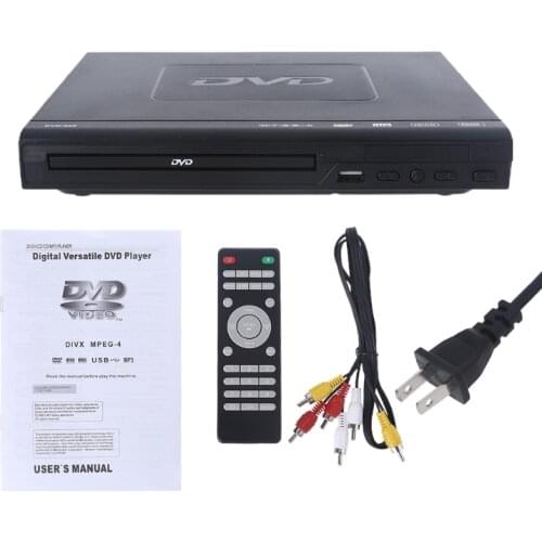 Home Mini DVD Player DVD Disc Player for TV with H DMI/AV Output Cables Included 1080P USB Input Drop Shipping
