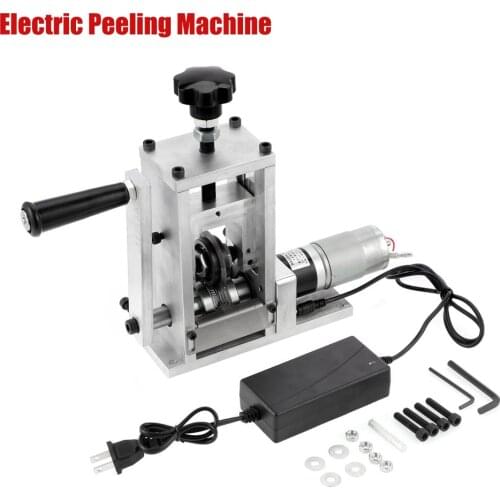 Electric Peeling Machine Copper Wire Stripping Waste Wire Stripper Automatic Hand Crank Scrap Manual Copper Cable Stripping