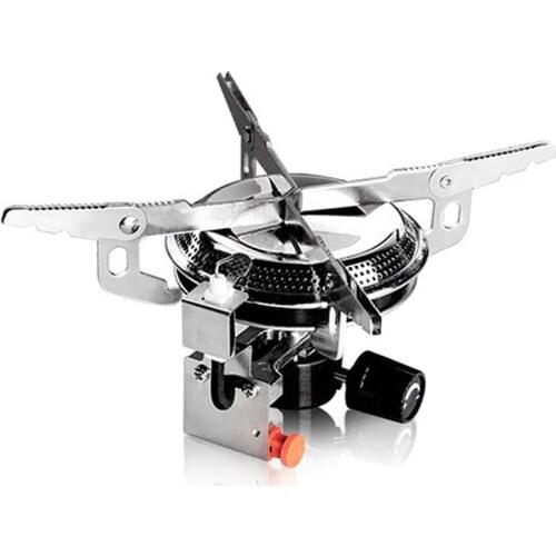 Apg Outdoor Camping Gas Stove Plastic Shell Anti-Scalding Valve Design Gas-Saving Copper Valve Design Automatic Electronic Ignit