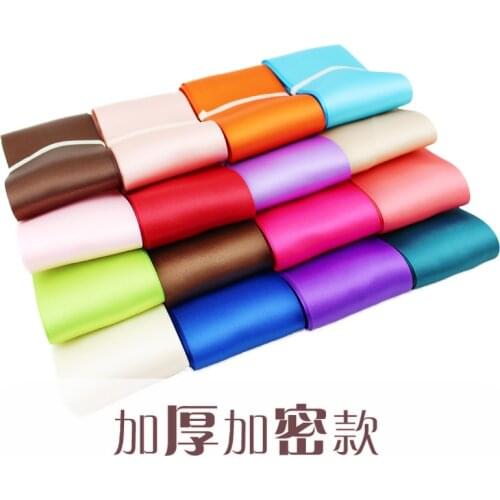 Hot sale 5CM 2" wide double ribbon cloth DIY Bow Craft Decor Wedding Party Decoration Gift Wrapping Scrapbooking Supplies 1meter