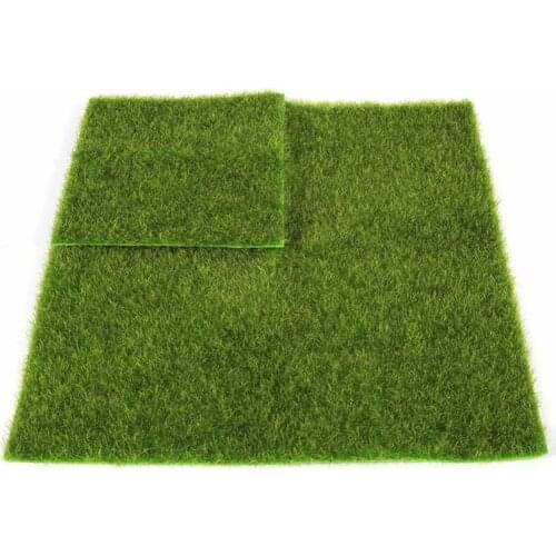 1PC Artificial Moss Lichen Simulation Fake Green Plants Model Making Material for Garden Patio Decoration (30X30CM Or 15X15CM)