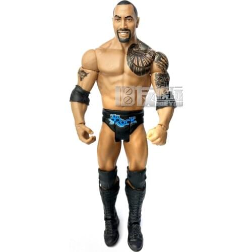 Mattel The Rock 18cm High Classic Toy Occupation Wrestling Gladiators Movable Wrestler Action Figure Toys for Collection