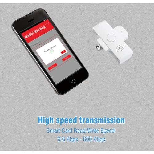 Small Type B Pocket Contact ISO 7816 USB IC Chip Mobile Card Reader ACR39U-ND