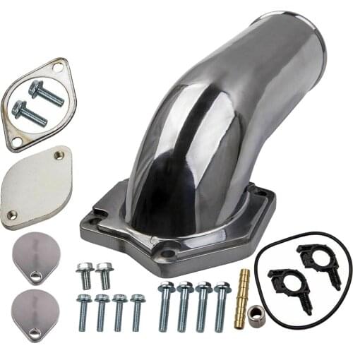 EGR Valve Kit with Intake Elbow Engine Cooler & Throttle Valve Kit Leak Prevent Kit For Ford 6.4L 2008 08-10