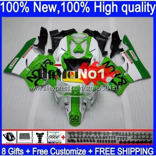 Body For HONDA CBR900RR CBR919RR 110MC.13 CBR 919RR CBR900 RR CBR 919 RR CC 900RR 1998 1999 CBR919 RR 98 99 Fairing green white