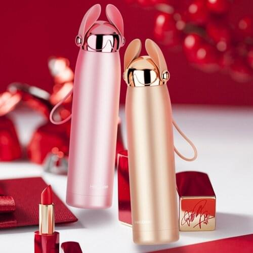 Cool Dog 304 Stainless Steel Thermos Thermal Insulation Cup For Women Winter Vacuum Flask Outdoor Drinking Hot Water Bottle free