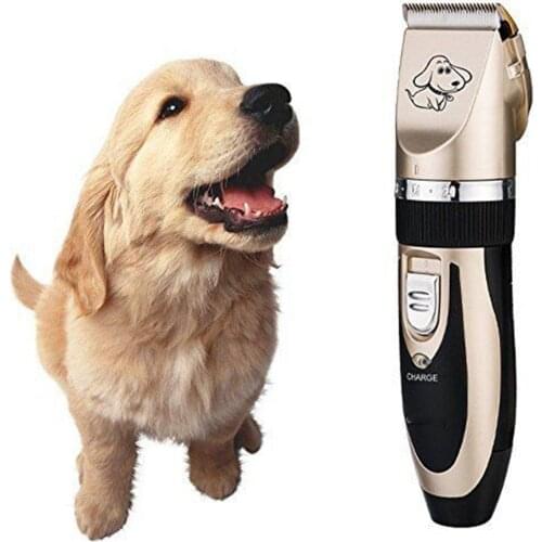 Pet Clipper Electric Low Noise Animal Pet Dog Cat Hair Razor Grooming Clipper Trimmer Shaver With AC Power Adapter EU US UK Plug