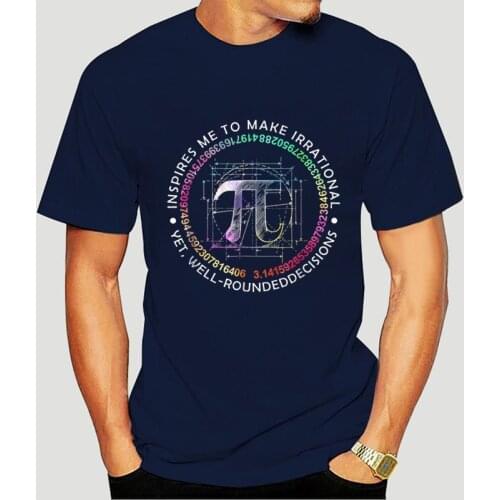 Mens T-shirt Top Quality Short Sleeve Cool Mathematical Geometry Print Casual Loose Men T Shirt O-neck T-shirt Men Tee Shirts