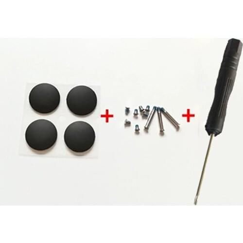New 4Pcs/lot for A1278 A1286 A1297 Rubber Bottom Case Cover Feet Foot Kit +SCREWS Set+TOOL for Macbook Pro 13" 15" 17"