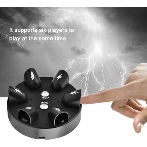 Novelty Party Game Funny Adult Micro Electric Shock Heart Beat Lie Finger Lie Detector Tricky Desktop Decompression Creative Toy