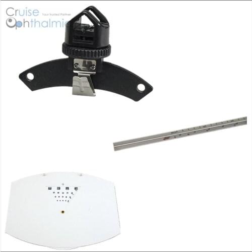 Optometric Phoropter AO Standard Near Vision Test Set of Near Rod & Card & Holder Two Section Post