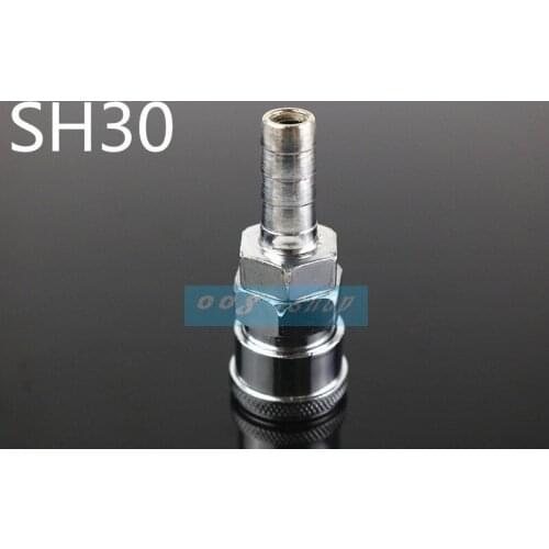 SH30 Join Hose 10mm X 6.5mm Pneumatic Air Compressor Hose Quick Coupler Plug Socket Connector 25.2MM 10.5MM