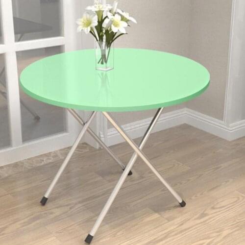 Foldable Small Table Portable Long, High Legs, High Feet Simple Dining Table Rectangular Household Dormitory