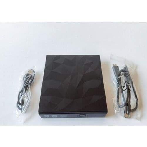 USB 3.0 & Type C DVD Drive External DVD-RW Player Writer Reader Burner Driver Drive-Free High Speed Read-Write Recorder