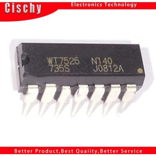 4PCS WT7525N140 WT7525 DIP-14