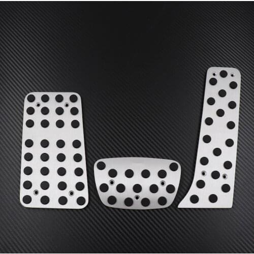 TTCR-II Car Accessories For TOYOTA CROWN 2008-2015 AT Gas Brake Accelerator Footrest Foot Rest Pedal Pedale Pad Stickers Cover