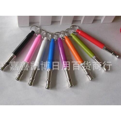 By dhl 200pcs Adjustable Ultrasonic Device Pet Dog Whistle Flute Dog Pet Training Dog Pet Bark Stop no bark Whistle Flute