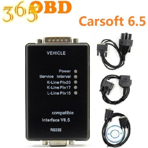 Carsoft 6.5 ECU Programmer/MCU For BMW OBD2 Car Diagnostic Tool E30/E36/E46/E34/E39/E53/E32 with RS232 PC Interface Carsoft 6.5