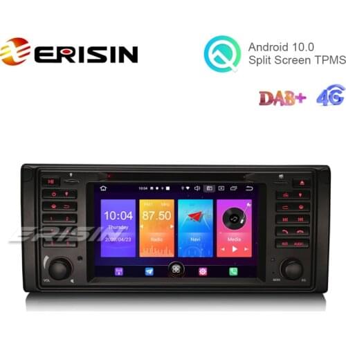 Erisin ES2739B 7" Android 10.0 Car Radio GPS DAB+ 4G DVD CarPlay+ for BMW E39 E53